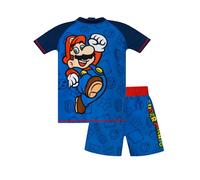 Super Mario Maillot De Bain | Maillots De Bain Garçon | Combinaison Natation Enfant | Bleu 3-4 Ans