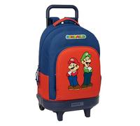 Sac À Dos À Roulettes Super Mario mamma Mia 45 Cm Trolley Haut De Gamme Multicolore TU