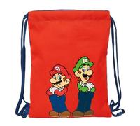 SUPER MARIO MAMMA MIA - Sac à dos plat junior, idéal pour enfants de différents âges, confortable et polyvalent, qualité et résistance, 26 x 34 cm