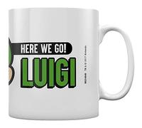 Super Mario Tasse En Boîte Here We Go Luigi Blanc