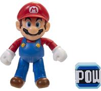 Super Mario Monde De Nintendo Figurine De 4 Pouces | Mario Avec Bloc POW