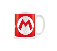 Super Mario Mug Mario Initial Rouge/Blanc Taille unique