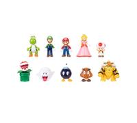 Super Mario Nintendo Lot de 10 Figurines Amis et Ennemis 6,5 cm