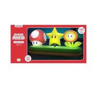 Super Mario Paladone Lampe icône Lampe de bureau sur pied sous licence officielle Mario Brothers, décoration de salle de jeux et marchandises pour garçons et filles, veilleuse accessoire cadeau pour