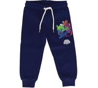 SUPER MARIO - Pantalon de Jogging Enfant Super Mario Galaxy Let's-a-go - Polycoton - Style Sportswear Décontracté - Molleton doux 240 GSM (FR/ES, Âge, 7 ans, 8 ans, Taille normale, Marine)