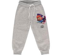 SUPER MARIO - Pantalon de Jogging Enfant Super Mario Galaxy Let's-a-go - Polycoton - Style Sportswear Décontracté - Molleton doux 240 GSM (FR/ES, Âge, 9 ans, 10 ans, Taille normale, Gris)