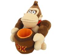 Super Mario Peluche Donkey Kong Avec Baril