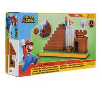 Super Mario Playset Arrivée Avec Mini Personnage Échelle Château Asta Et Piatta