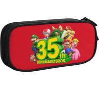 Super Mario Porte-Monnaie En Cuir Souple Avec Fermeture Éclair