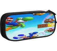 Super Mario - Porte-Monnaie En Toile Avec Fermeture Éclair - Pour Clés, Maquillage