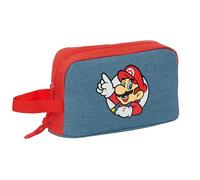 Super Mario - Porte-petit-déjeuner thermique, qualité et résistance maximale, porte-repas, 21,5 x 6,5 x 12 cm
