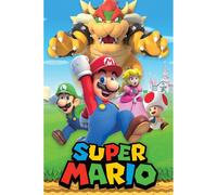 Super Mario Poster Character Montage