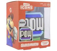 Super Mario Pow Block Icônes Mini Bureau Lumière Lampe PALADONE PRODUCTS