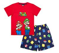 SUPER MARIO Pyjama à manches courtes, Rouge (2), 104