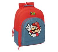 Safta Super Mario 20.1l Backpack Rouge Enfants