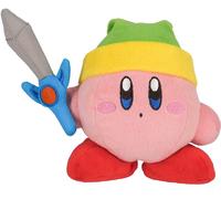 Super Mario San-Ei Official Kirby Plush Small Épée Taille unique Unisex