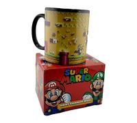 SUPER MARIO SCMG24854 Mug Thermo-réactif (Gold Coin Rush) 11oz/315ml, Céramique, Multicolore