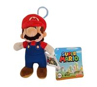 Super Mario Simba Peluche Clip Mario 15cm Étiquette Porte-clés Neuf
