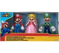 World Of Nintendo New 2018 Mushroom Kingdom Diorama Gift Set-3 Figure Pack Action