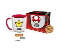 Stor S.L. Mug Super Mario Symboles Elite – intérieur coloré – 384 ml