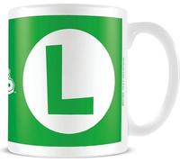 Super Mario - Tasse à café "Luigi Initial" PM6479 (Taille unique) (Vert/Blanc)