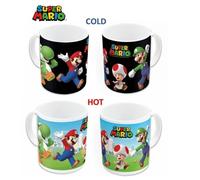 Stor Super Mario Heat Change - Mug tasse à café thermoréactif - Céramique - Mario - Luigi - Toad - Yoshi