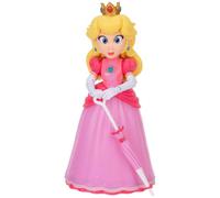 Super Mario The Galaxy Movie Princess Peach Figurine articulée 5" / 12.7cm avec accessoires parasol fermé, officielle par, 10 points d'articulation, pour 3 ans et plus