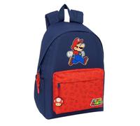 Safta Sac à dos Super Mario Trick 612508775 14,1'' 17,3 L 22 x 39 x 10 cm Bleu Enfants