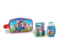 Super Mario Trousse de Toilette Contient Baume à Lèvres et Gel Champu 2 en 1