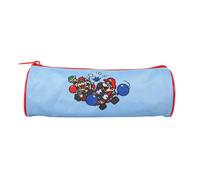Super Mario Trousse scolaire ronde Bleu Garçon 1 compartiment