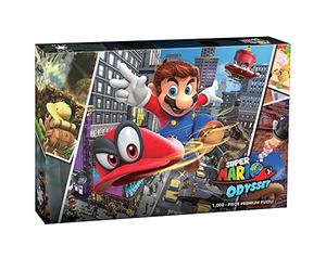 SUPER MARIO USOPZ005569 Brothers Mario Odyssey Snapshots 1000-Piece Premium Puzzle, Mixed Colours