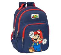 SUPER MARIO WORLD - Sac à dos d'écolier pour enfants, idéal pour les enfants de différents âges, confortable et polyvalent, qualité