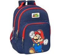 SUPER MARIO WORLD - Sac à dos d'écolier pour enfants, idéal pour les enfants de différents âges, confortable et polyvalent, qualité