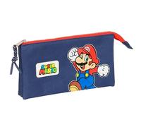 Trousse Triple Safta - Super Mario World - Pour Enfant - Confortable Et Polyvalente