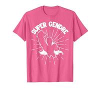 Super Meilleur Beau-Fils du Monde Fête des pères Gendre T-Shirt, Homme, Rose Chiné, S