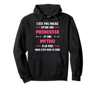 Super Menteuse mignonne Humour fille princesse Mytho Sweat à Capuche
