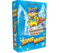 Asmodee Jeu de société Super Miaou — Dès 6 ans, Initiation deckbuilding, 2-4 joueurs, 15 min