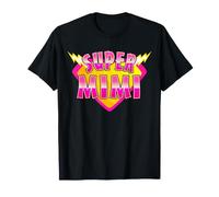 Super Mimi Superhero Grandmother Comics Family Matching T-Shirt