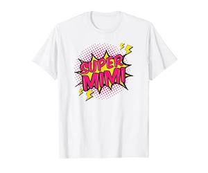 Super Mimi T-shirt Super Power Grandma Family Cadeau T-Shirt
