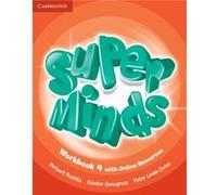 Super Minds Level 4 Workbook with Online Resources by Herbert PuchtaGunter GerngrossPeter LewisJones Collectif (Auteur)