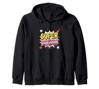 Super Mom Chemise BD Pop Art Bold Hero Funny Mama Sweat à Capuche