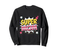 Super Mom Chemise BD Pop Art Bold Hero Funny Mama Sweatshirt
