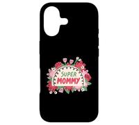 Super Mommy Floral Jolie Flowers Best Mom Mama pour la fête des mères Coque pour iPhone 17