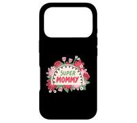 Super Mommy Floral Jolie Flowers Best Mom Mama pour la fête des mères Coque pour iPhone 17 Pro