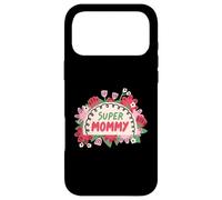 Super Mommy Floral Jolie Flowers Best Mom Mama pour la fête des mères Coque pour iPhone 17 Pro Max