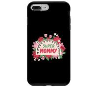 Super Mommy Floral Jolie Flowers Best Mom Mama pour la fête des mères Coque pour iPhone 7 Plus/8 Plus