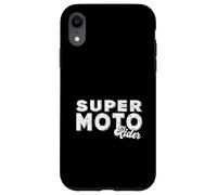 Super Moto Rider Dirt Bike avec pneus Lisses Moteur Moto Coque pour iPhone XR