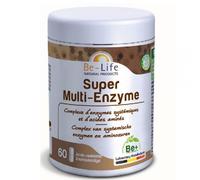 Belife Complément alimentaire Super Multi-Enzyme – Bromélaïne, papaïne, taurine – 60 gélules