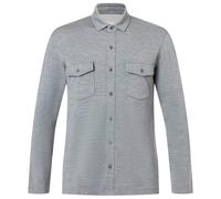 super.natural - Adventure Shirt - Haut en mérinos - S - cashmere grey melange