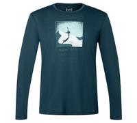 super.natural - Almost Done L/S - Haut à manches longues - XL - blueberry / various